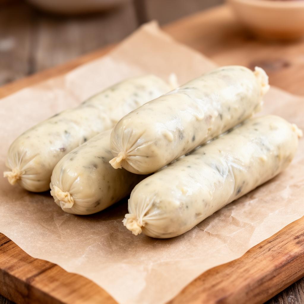 Boudin blanc de poulet aux morilles