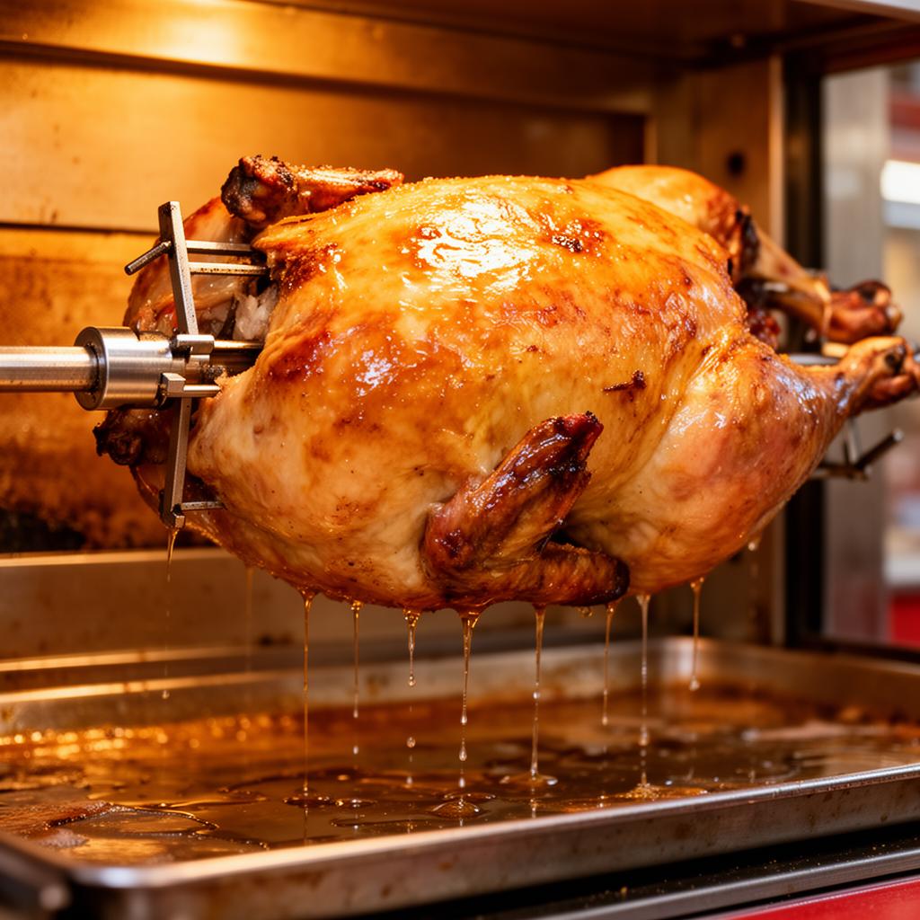Gros poulet rôti